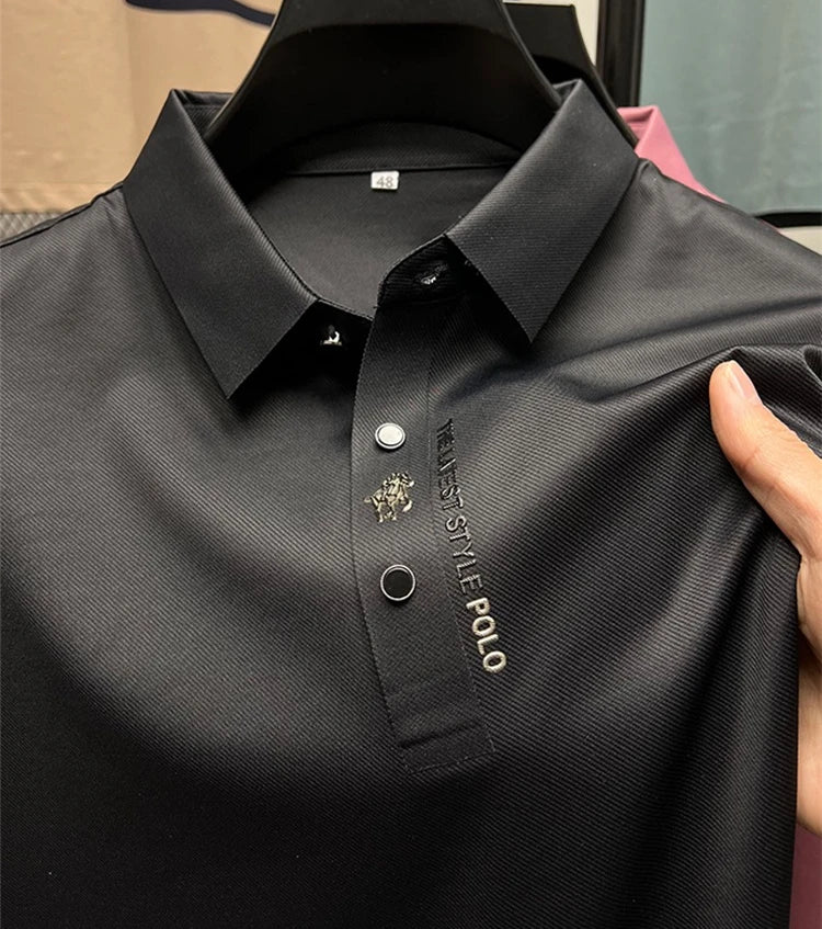Apollo Classical Muscle Fit Wrinkle-Free Polo Shirt - Image 2