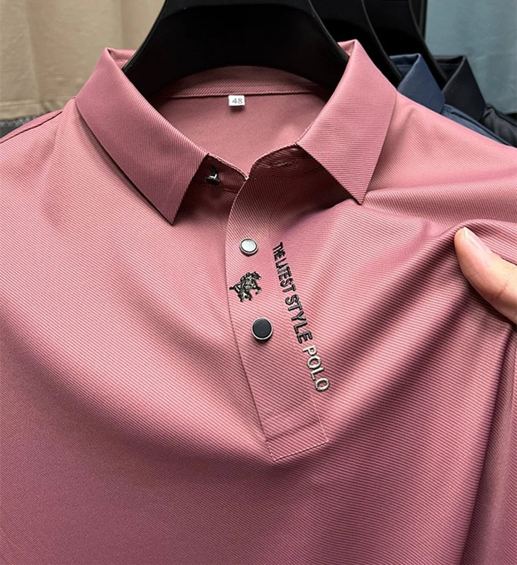 Apollo Classical Muscle Fit Wrinkle-Free Polo Shirt - Image 3