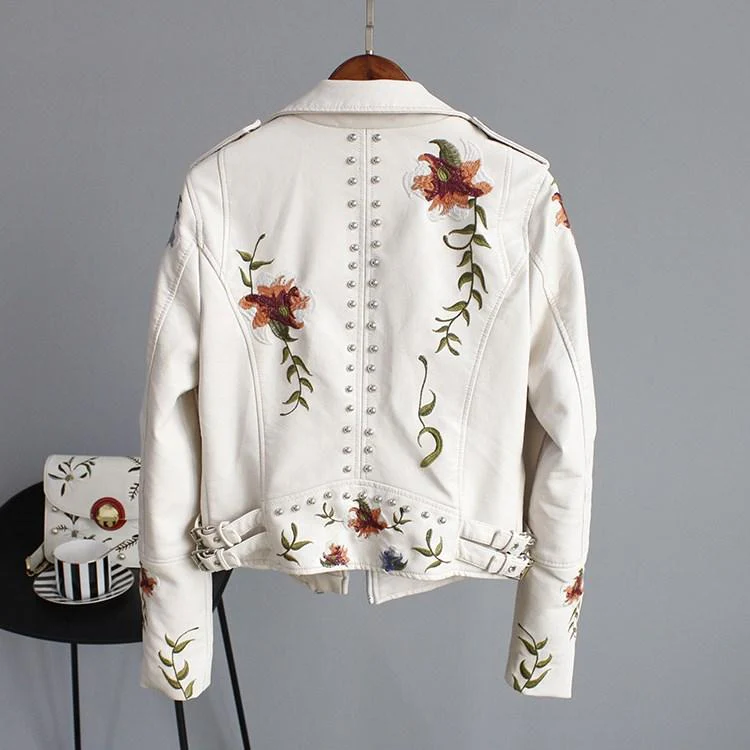 Bargello Leather Jacket - Image 4