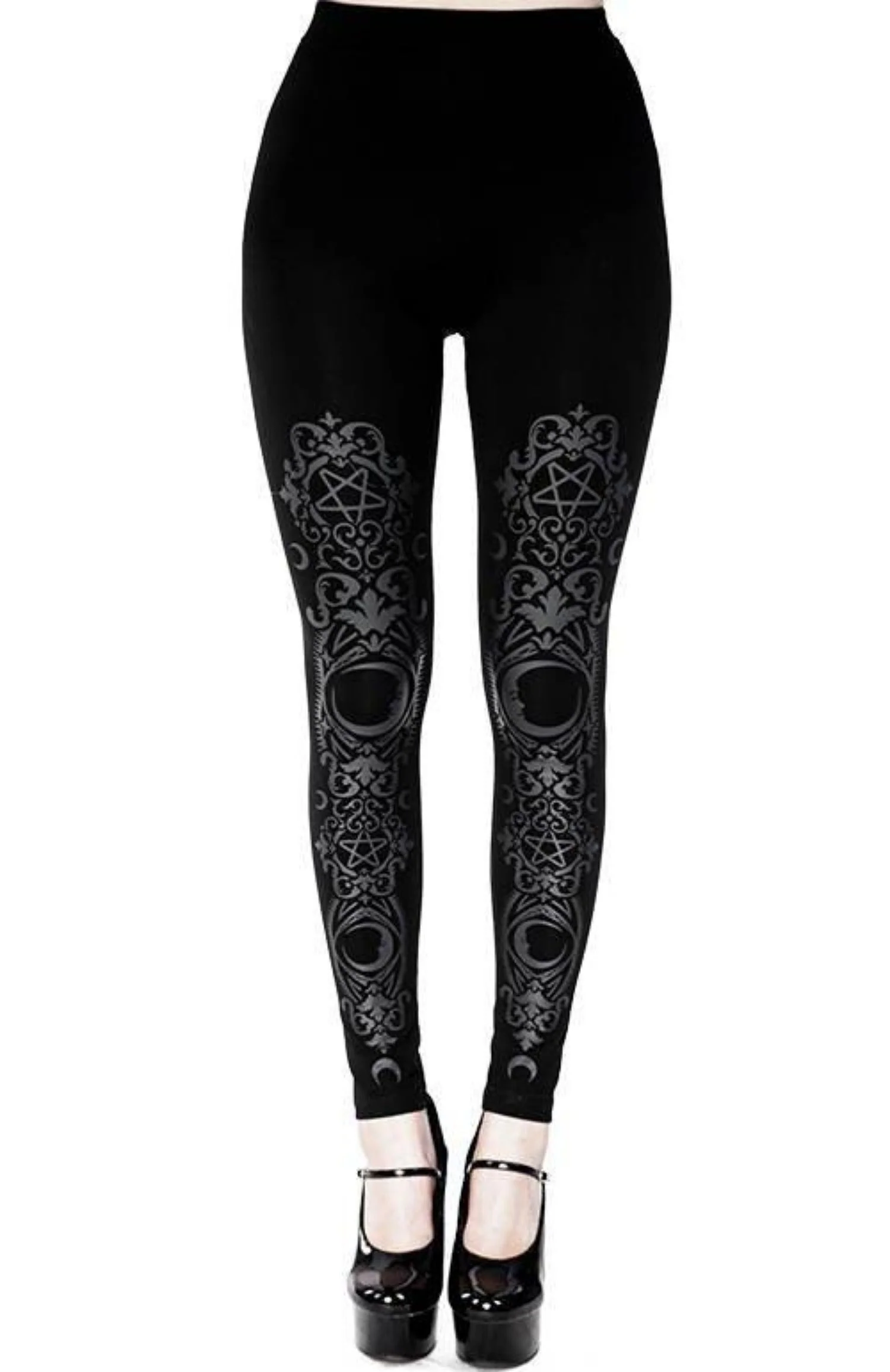 Baroque Crescent Leggings - Image 2