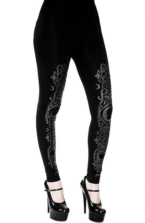 Baroque Crescent Leggings - Image 3