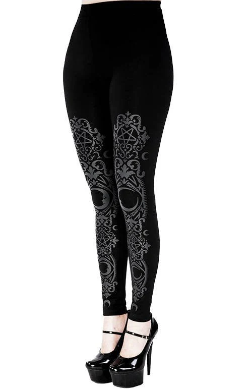 Baroque Crescent Leggings - Image 5