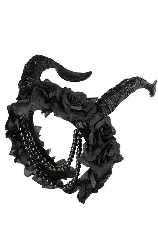 Beaded Tiefling Rose Crown - Image 3