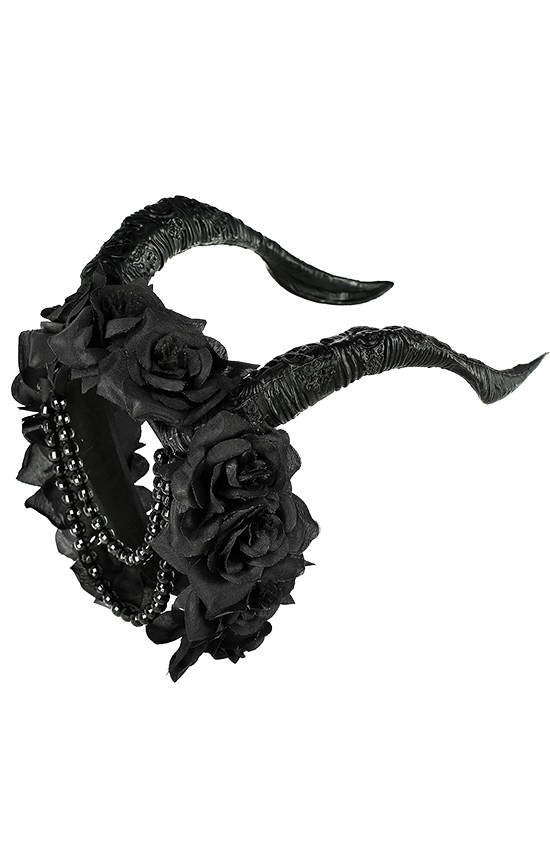 Beaded Tiefling Rose Crown - Image 4