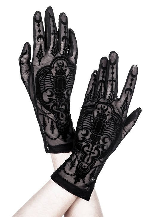 Bejewelled Bat Gloves - Image 2
