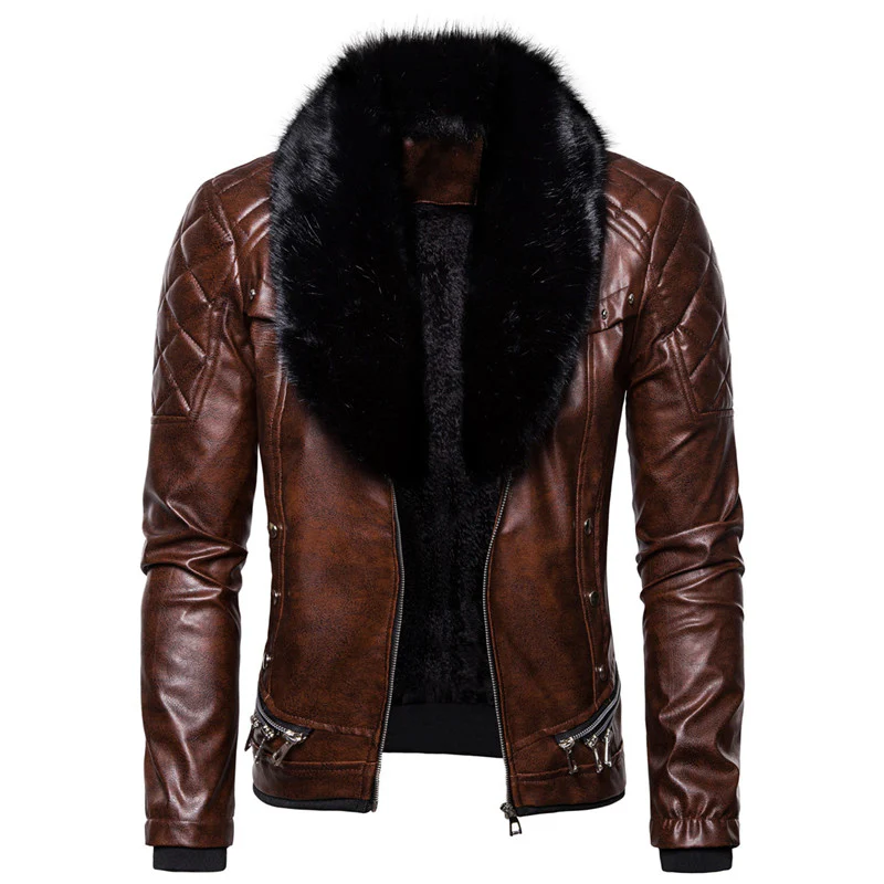 Biker Leather Jacket - Image 4