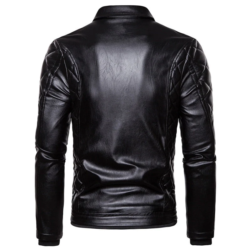 Biker Leather Jacket - Image 2
