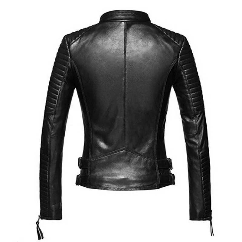 Black Leather Jacket - Image 2