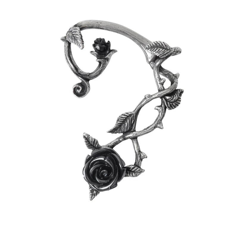 Black Rose Ear Wrap - Image 2