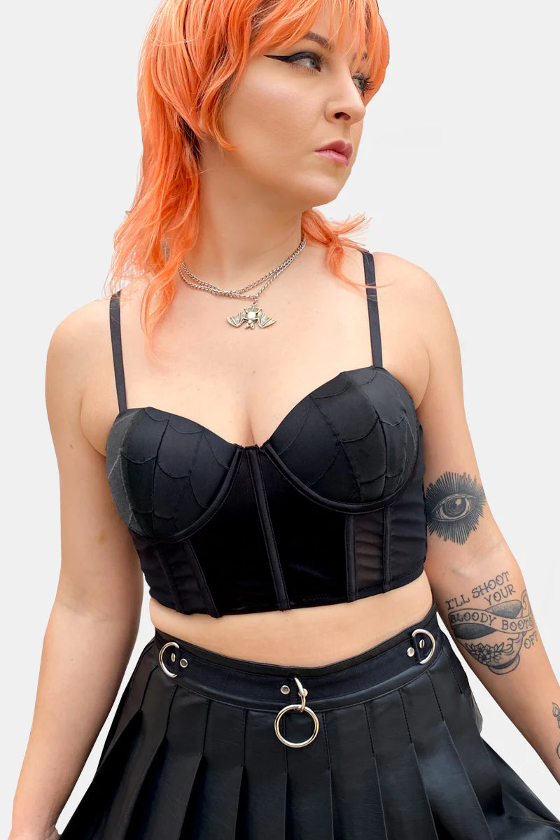 The Black Widow Corset Top - Image 6