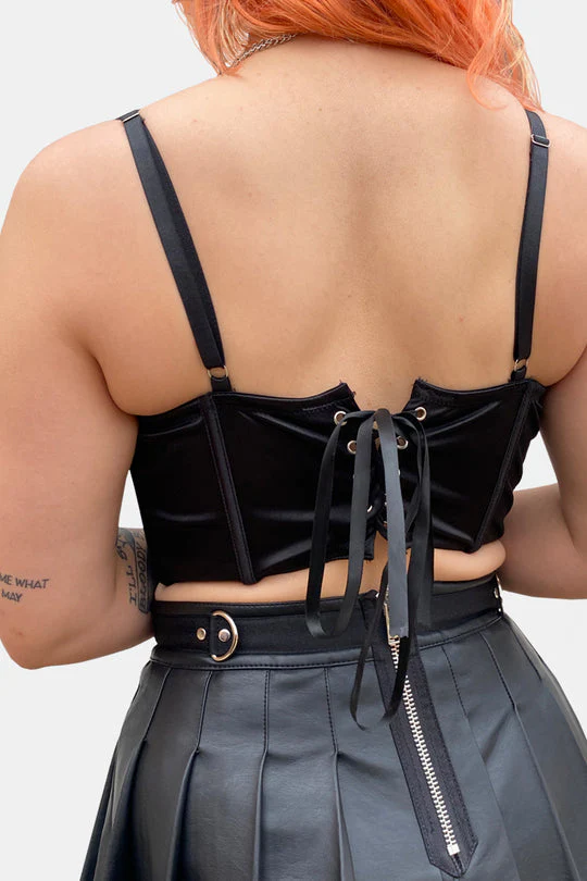 The Black Widow Corset Top - Image 7