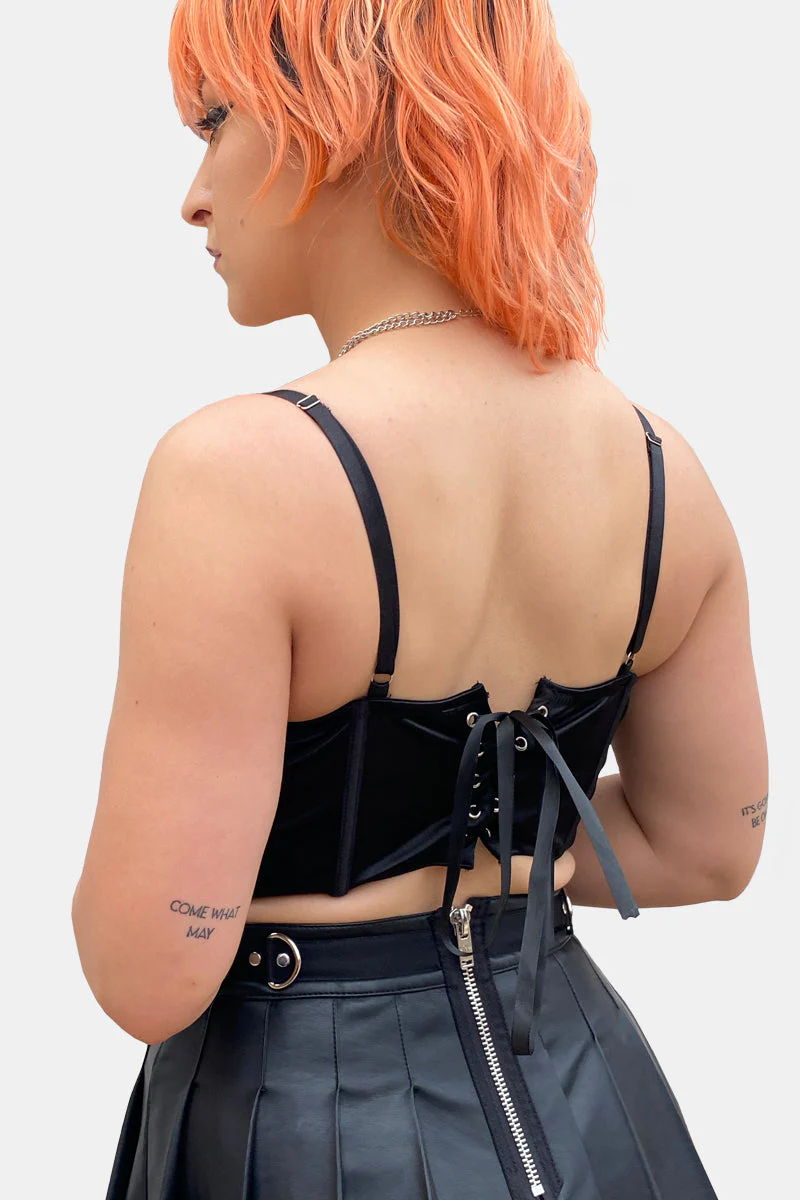 The Black Widow Corset Top - Image 9