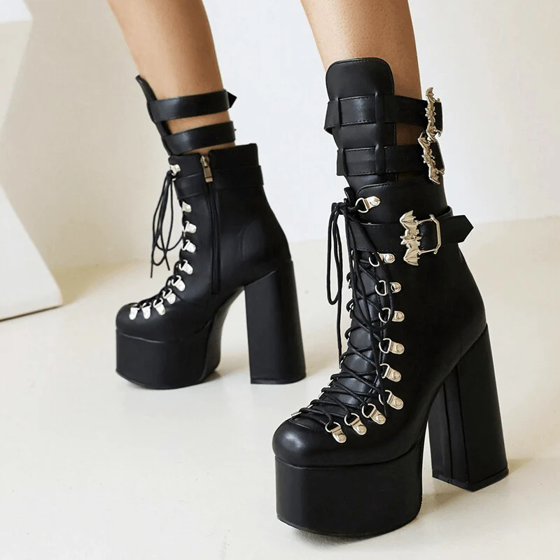 Bloody Path Platform Boots - Image 3