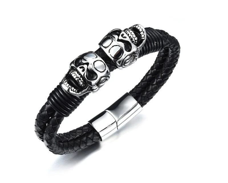 Braided Skull Bracelet - Image 5