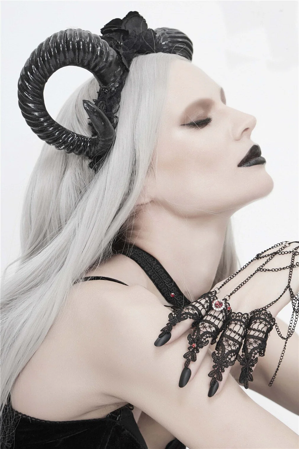 Dark Rose Headpiece - Image 3