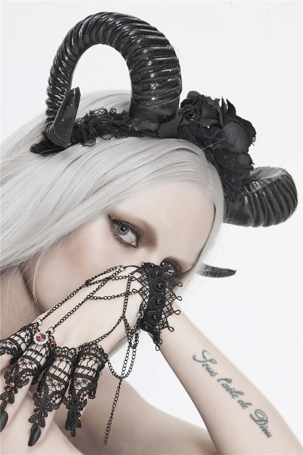 Dark Rose Headpiece - Image 4