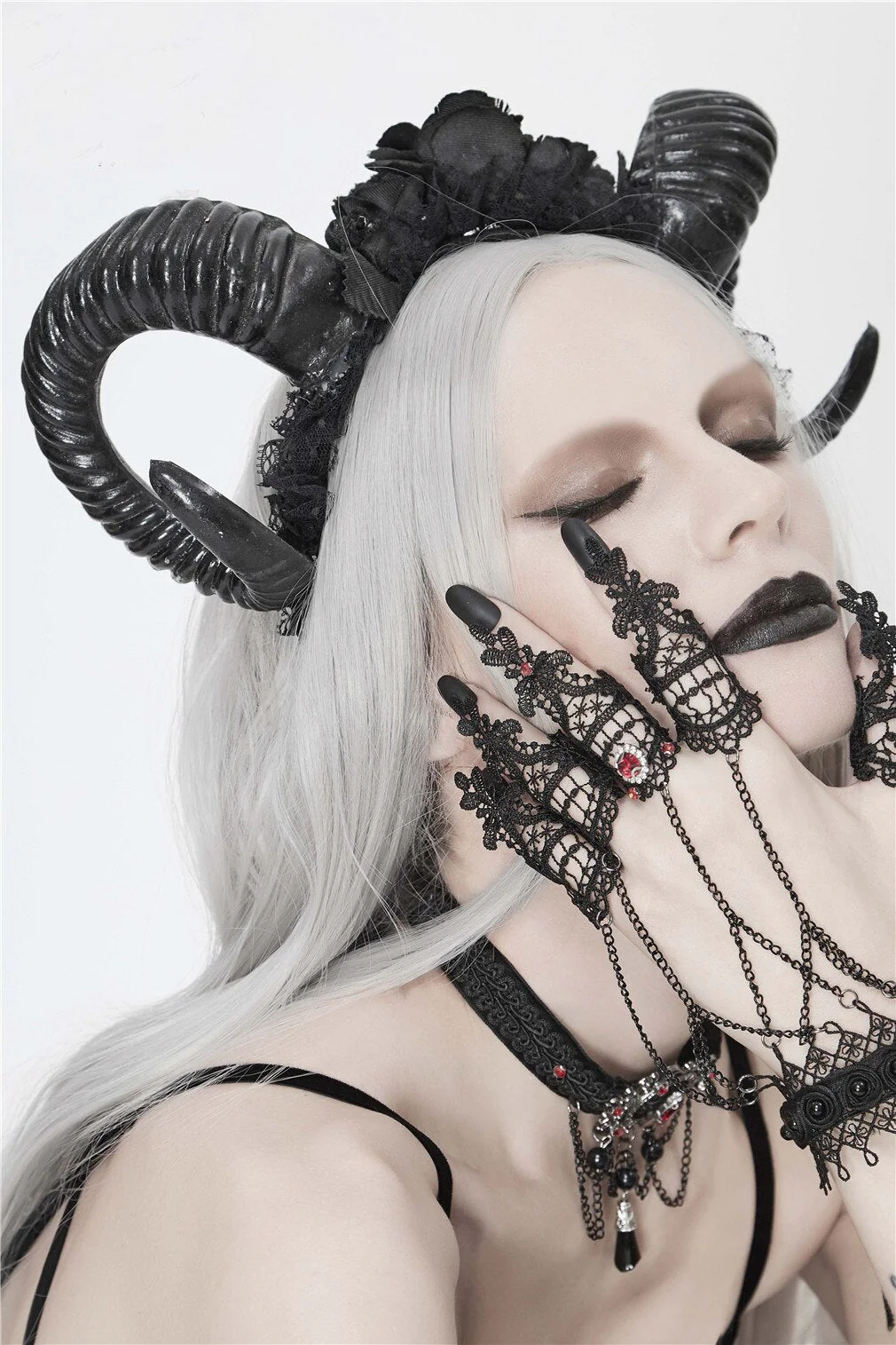 Dark Rose Headpiece - Image 5