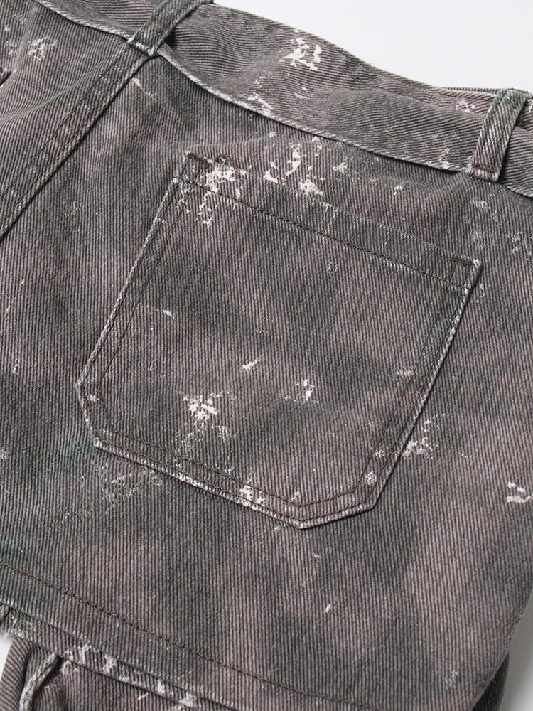 Denim Camouflage Skirt - Image 4