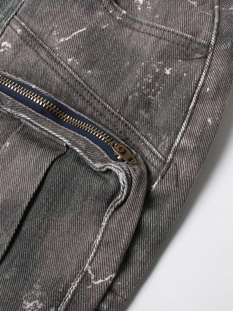Denim Camouflage Skirt - Image 6