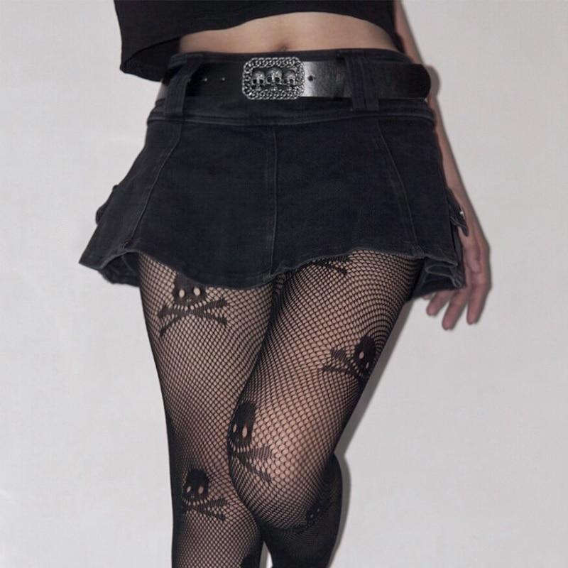 Denim Punk Miniskirt - Image 2