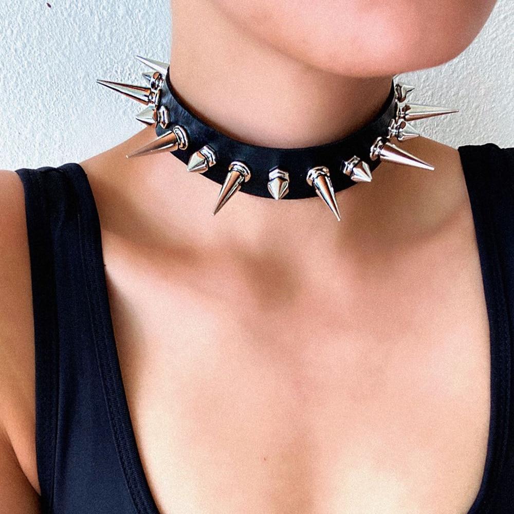 Emo Spike Choker - Image 3