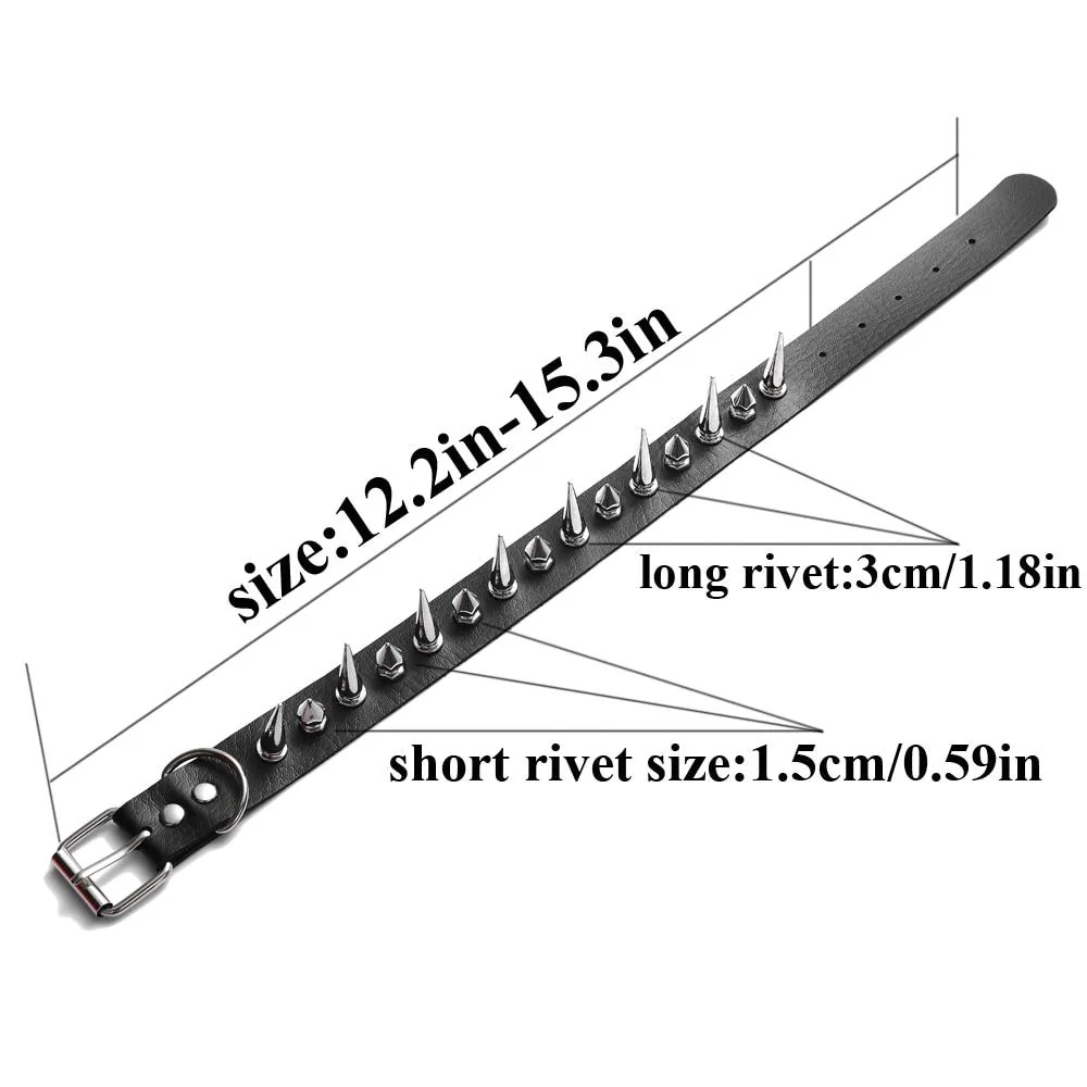 Emo Spike Choker - Image 4
