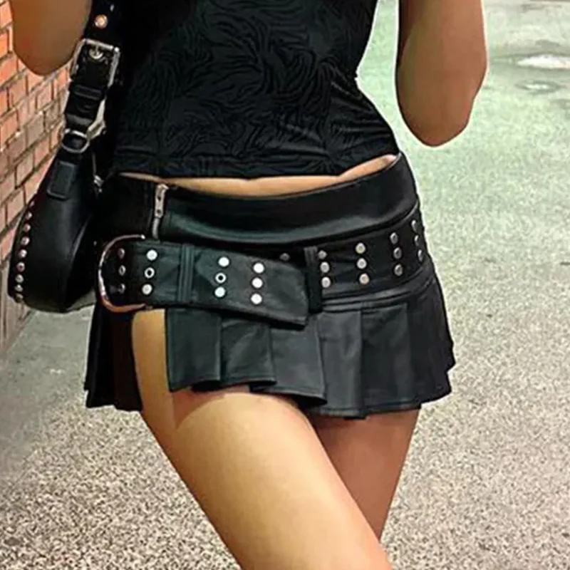 Faux Leather Skirt - Image 2