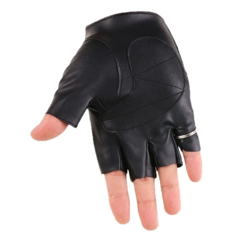 Fingerless Biker Gloves - Image 2