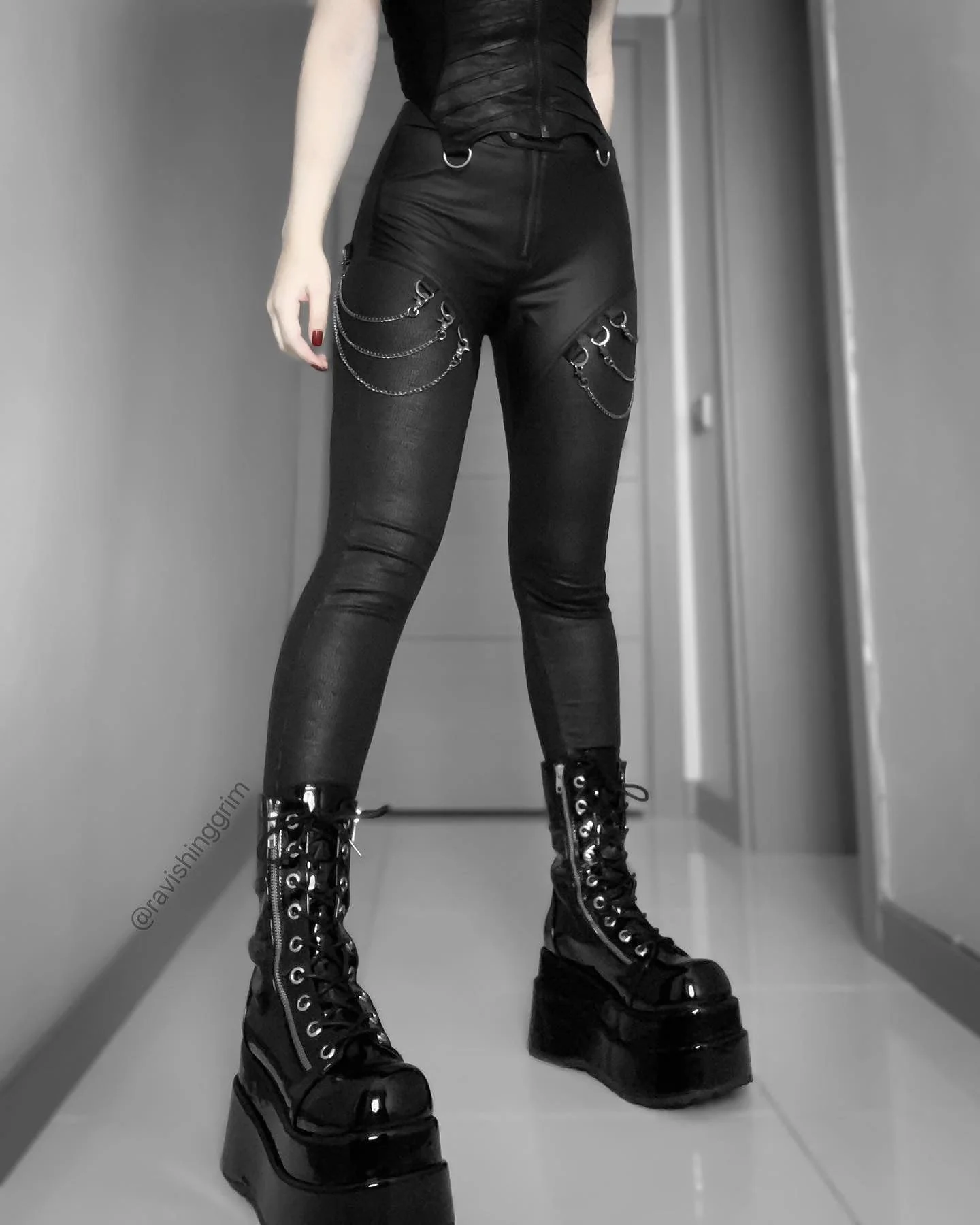 Gothic Platform Boots - Image 2