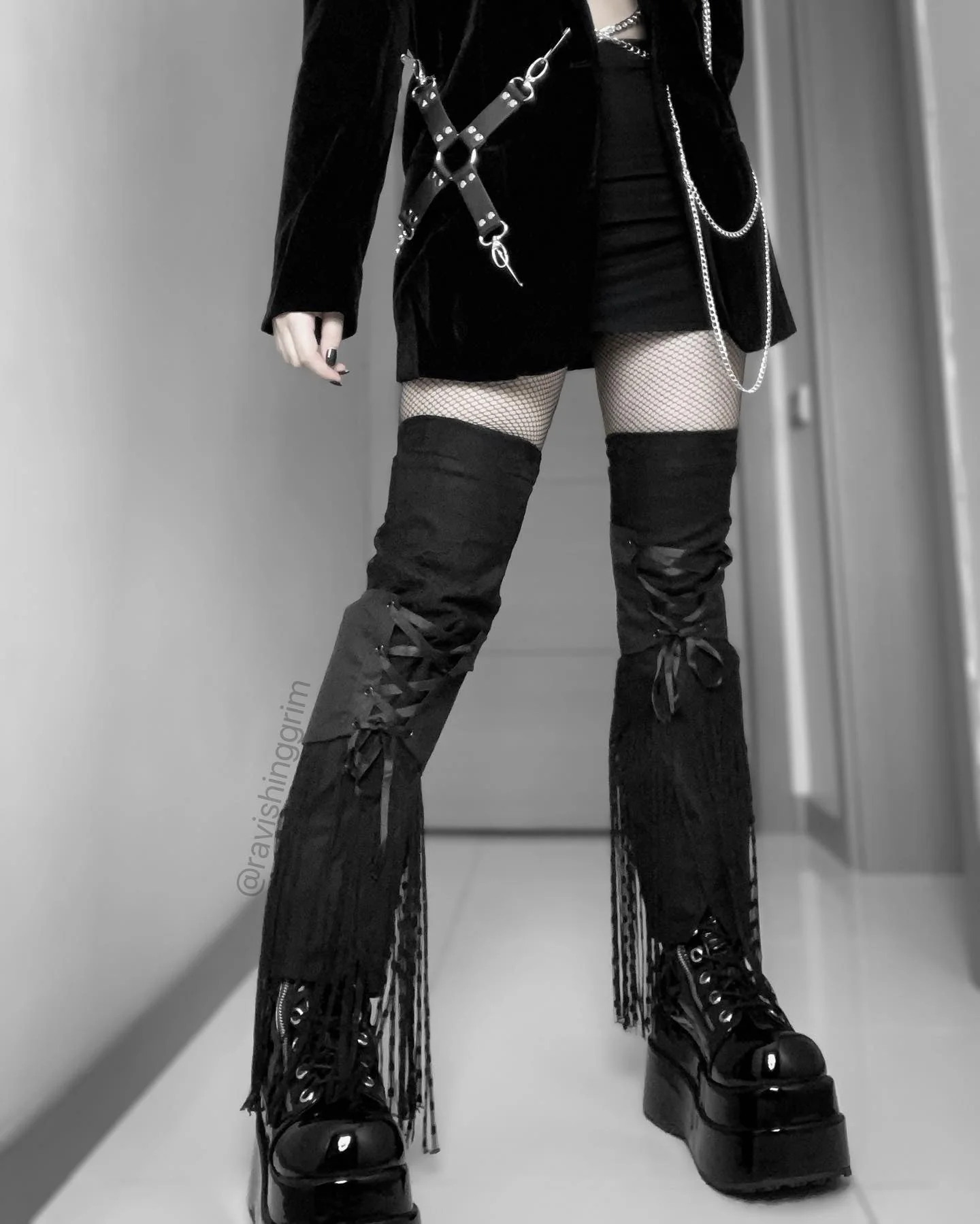 Gothic Platform Boots - Image 3
