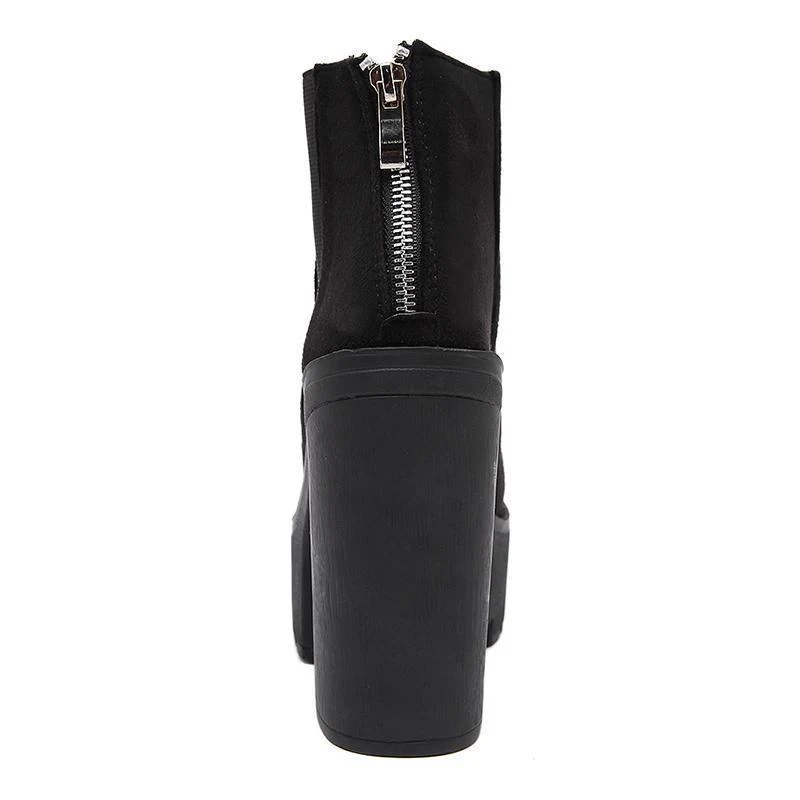 Gothic Ankle Boots - Image 4