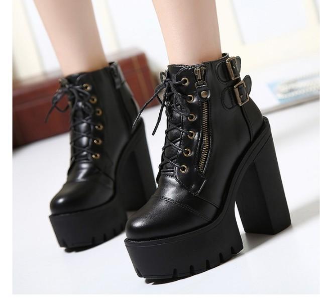 Gothic Ankle Boots - Image 5