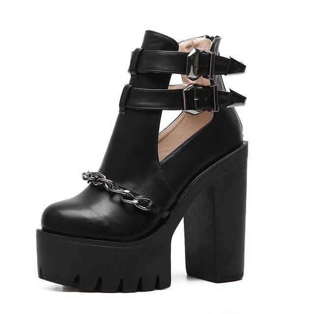 Gothic Ankle Boots - Image 2