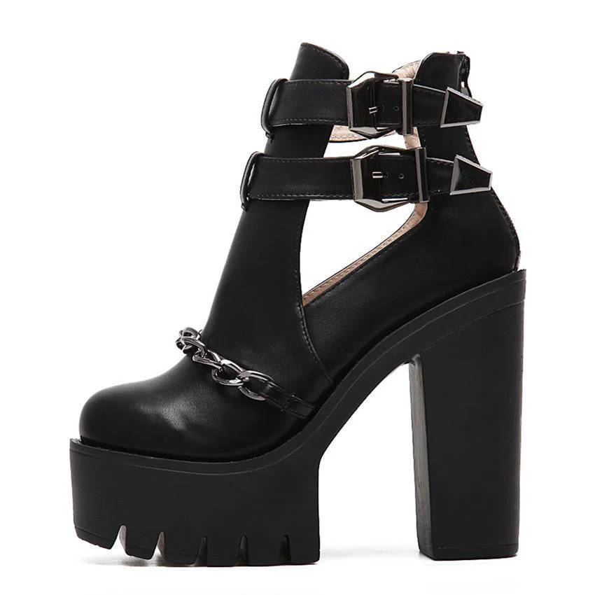Gothic Ankle Boots - Image 3