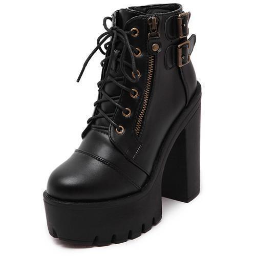 Gothic Ankle Boots - Image 2