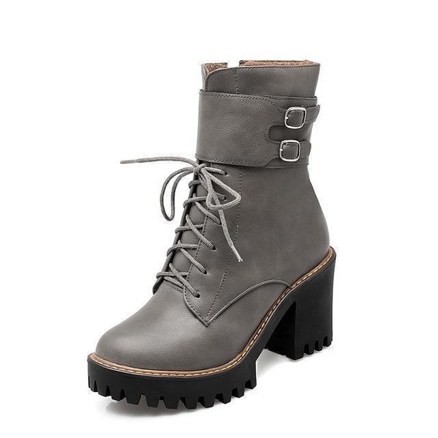Gothic Ankle Boots - Image 2