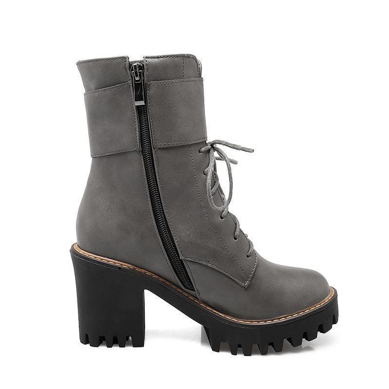 Gothic Ankle Boots - Image 4
