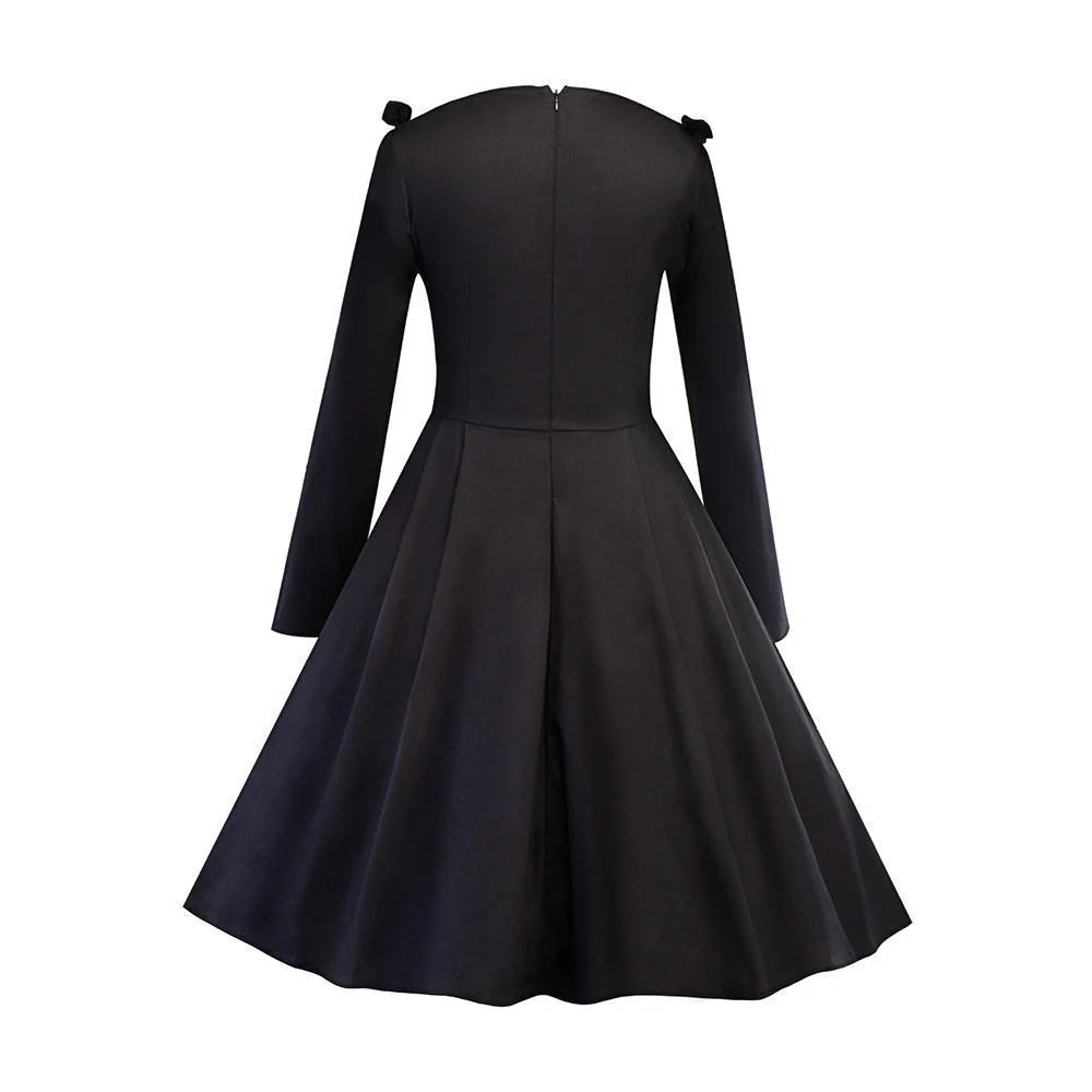 Gothic Black Dress - Image 2