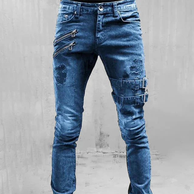 Gothic Buckle Jeans - Image 2