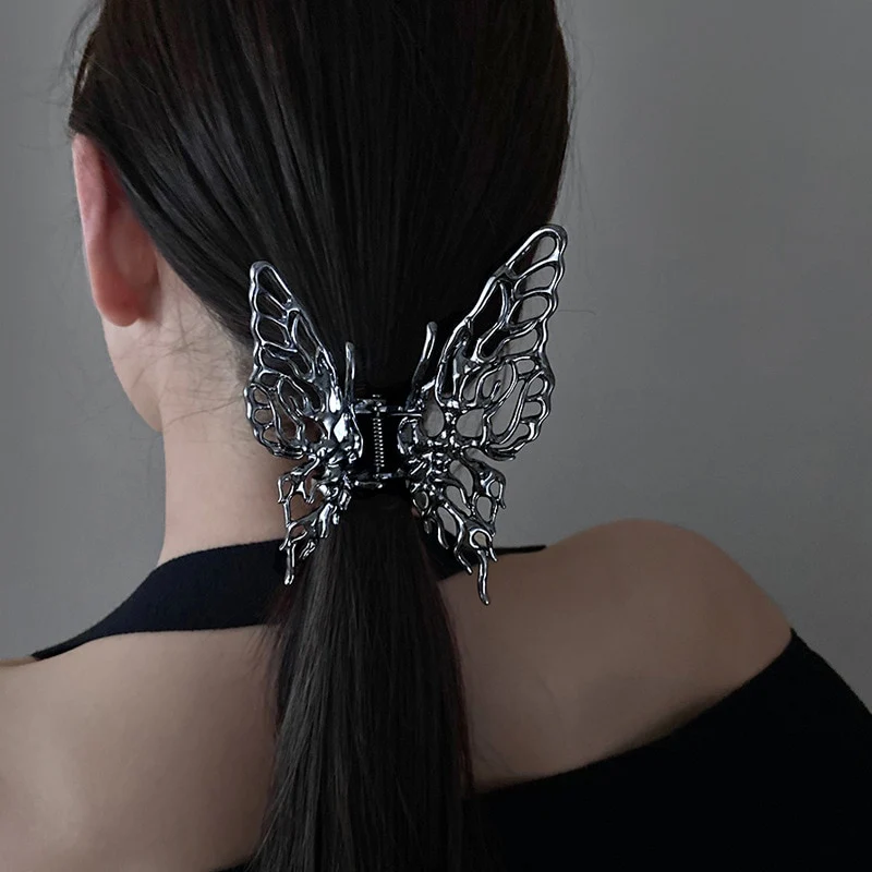 Gothic Butterfly Hair Clip - Image 5