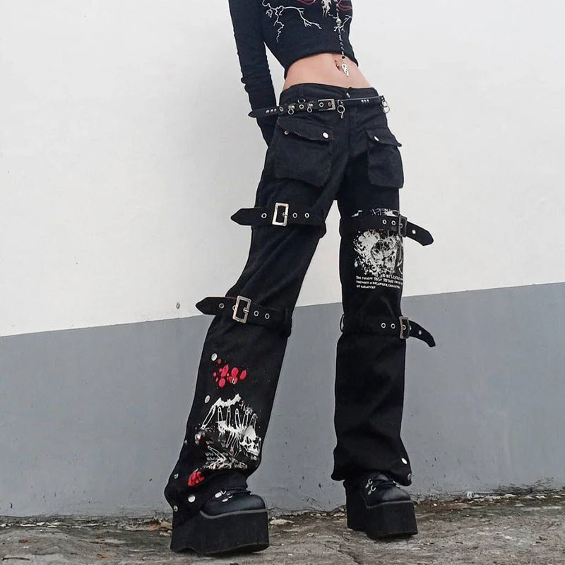 Gothic Cargo Pants - Image 3