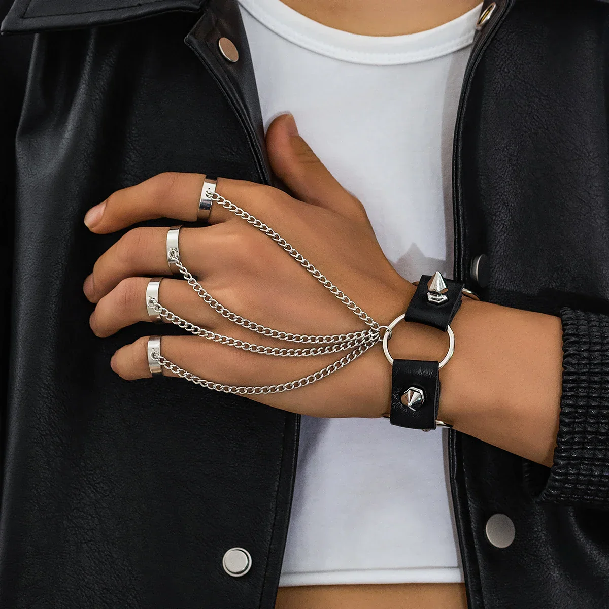 Gothic Chain Bracelet - Image 2