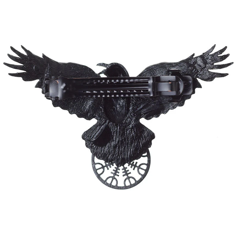 Gothic Crow Hair Clip - Image 5