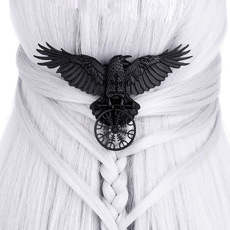 Gothic Crow Hair Clip - Image 2
