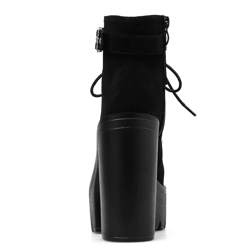 Gothic Elegance High Heels - Image 3