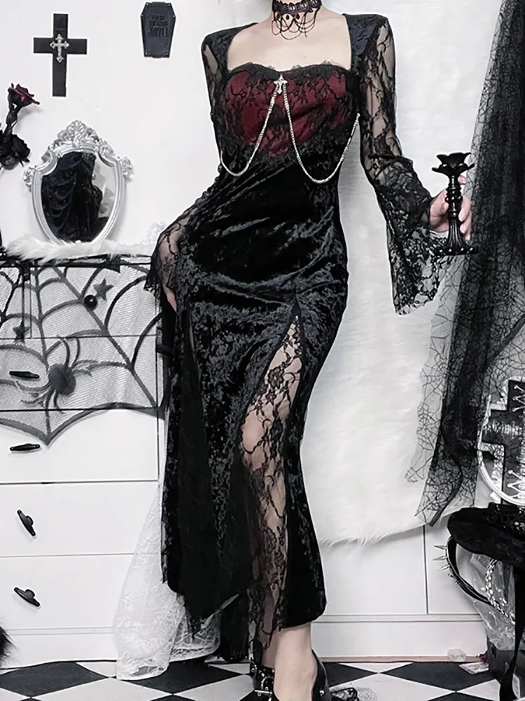 Gothic Elegant Dress - Image 2