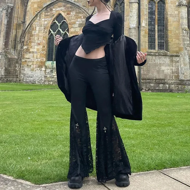 Gothic Flare Pants - Image 3
