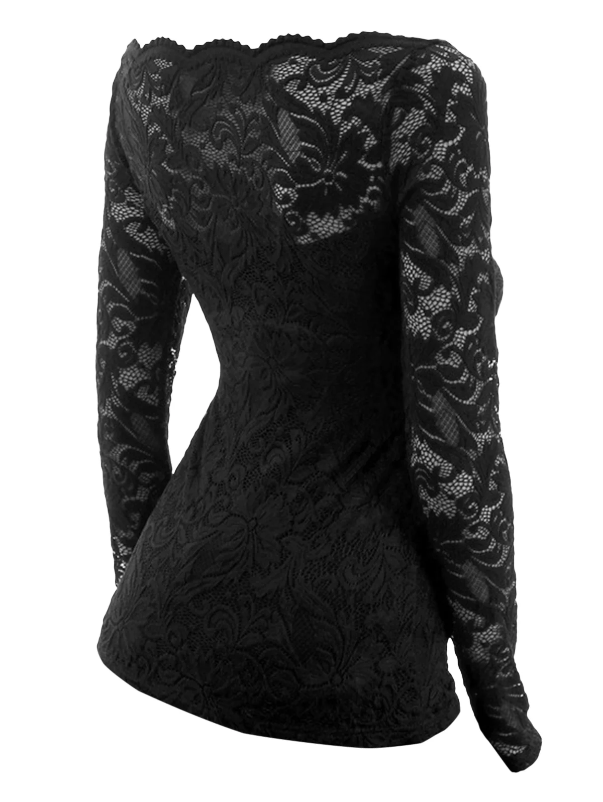 Gothic Floral Top - Image 2