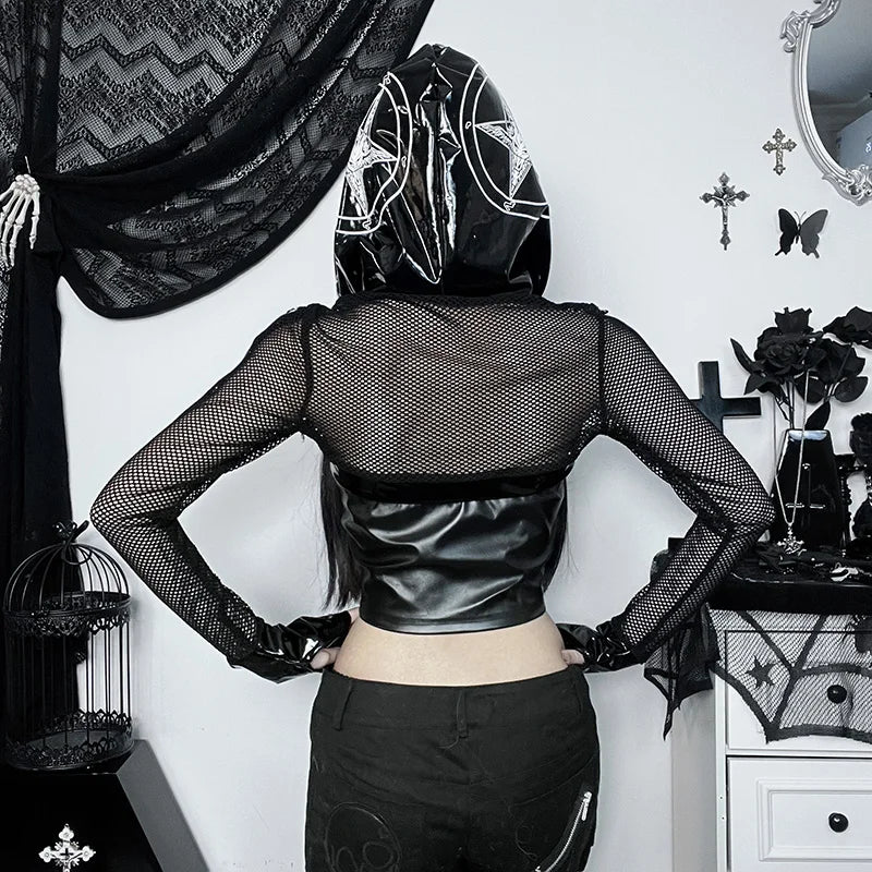 Gothic Hooded Top - Image 3