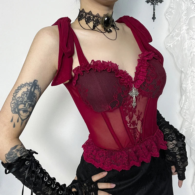 Gothic Lace Top - Image 3